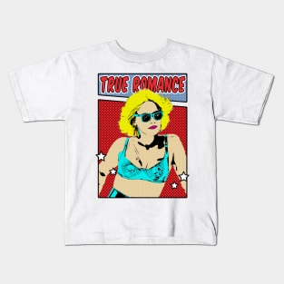 True Romance Pop Art Comic Style Kids T-Shirt